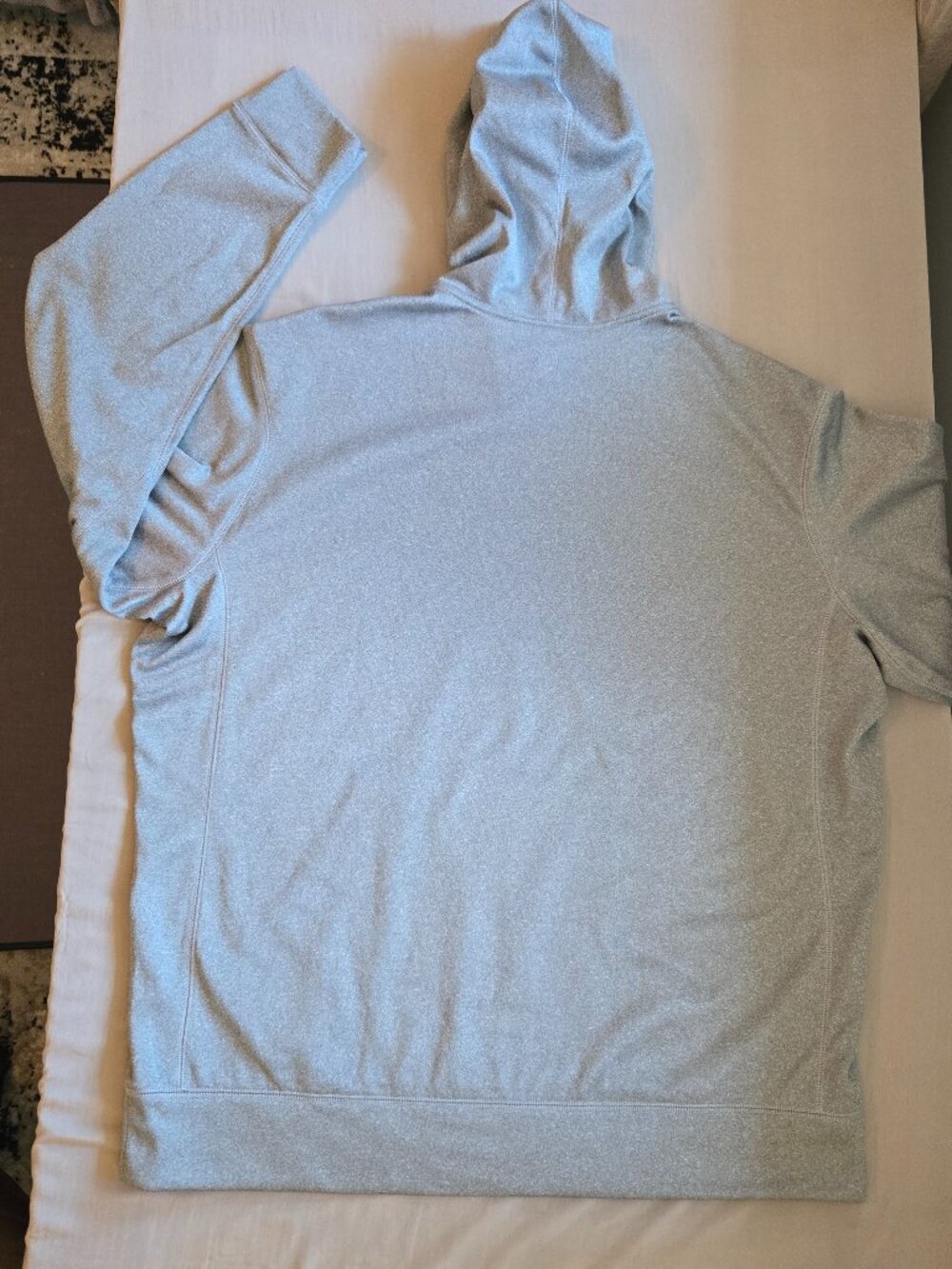 Nike Therma‑Fit Hoodie Men’s XL Gray Athletic Training Pullover Sweatshirt - Picture 15 of 15